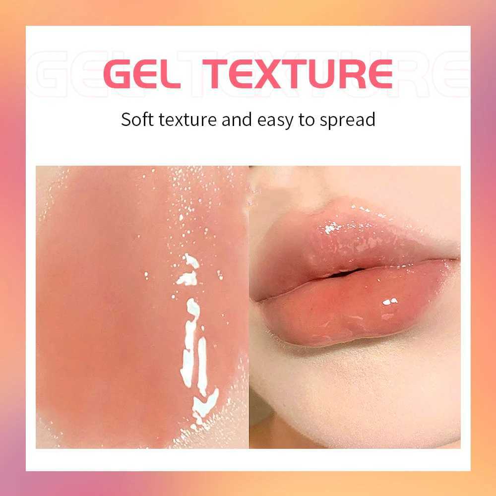 Bright pink lipstick reduces lip line lipstick moisturizes and removes dead skin and fruit flavor moisturizing Korean lipstick W250407