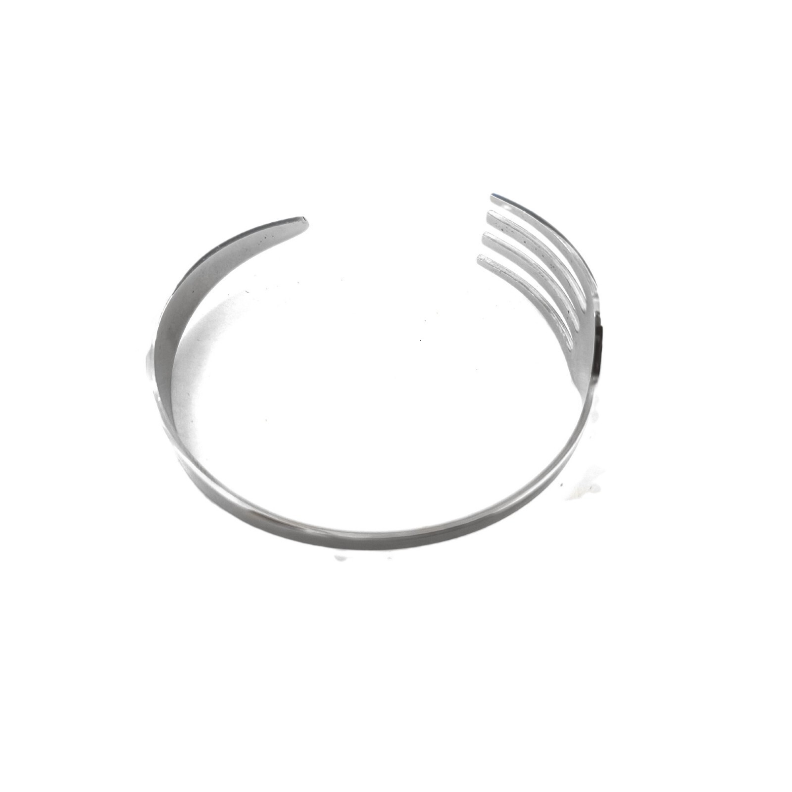 Top Source New Fashionable C-shaped Open Fork Bracelet for Men Women, Simple and Versatile Jewelry