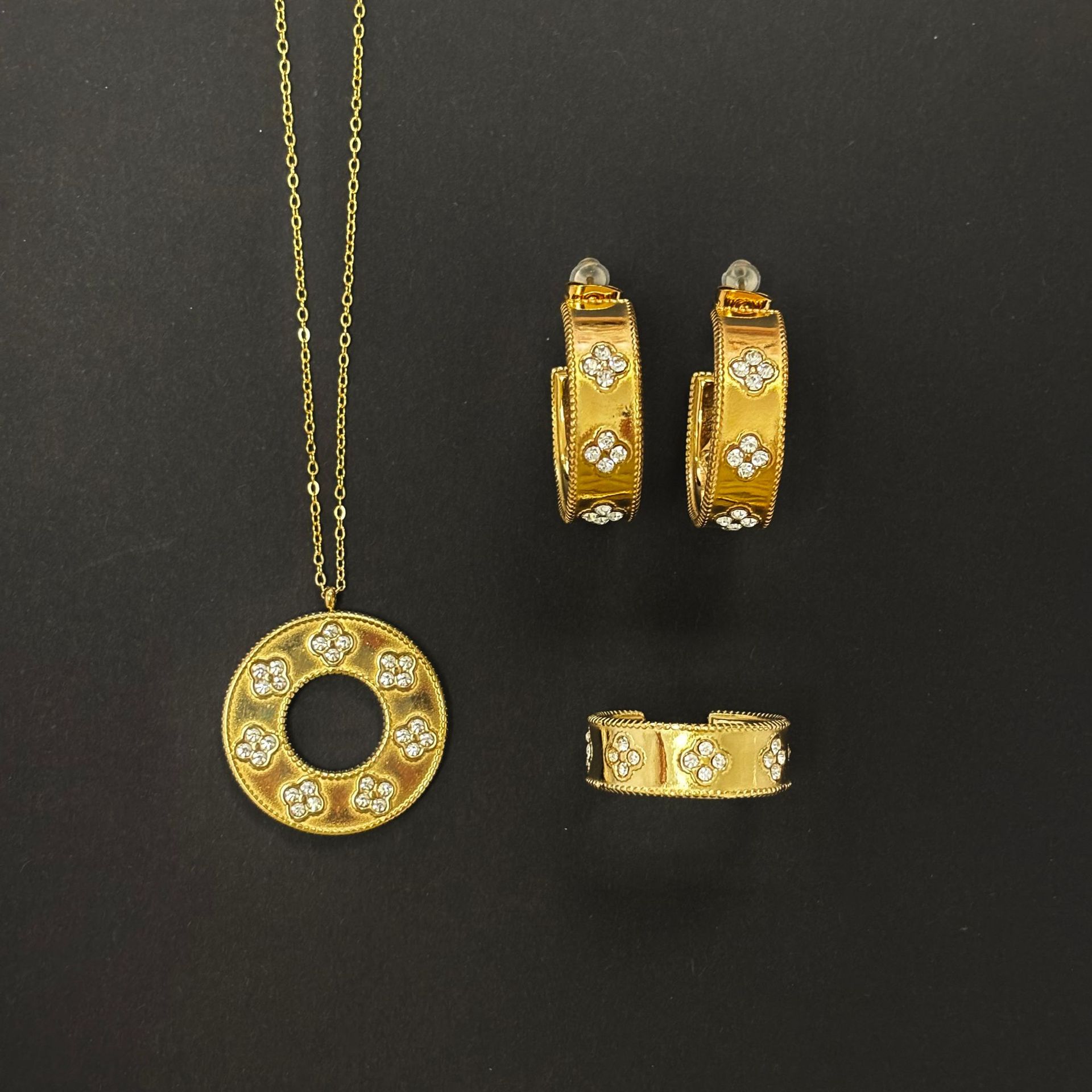 Designer Necklace For Women's Necklace Stainless Steel Earring Bracelet Rings Collection Personality Simple Style Luxury Fashion Necklace K300