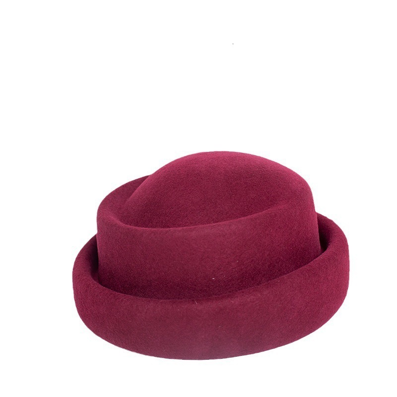 Elegant Sweet Style Wool Beret for Women Autumn and Winter Hat French Age-Reducing Princess Hat 250118