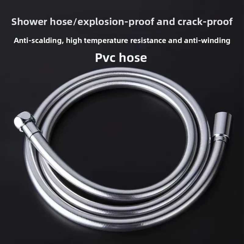 ible Shower Hose Pipe Plumbing Accessories High Pressure Hose Water Hoses Tube ible De Douche Pvc Bath Laundry Pipes Y251107