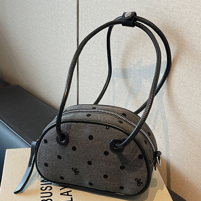 2025S Designer Women S Bag High End Small Square Niche Handheld New Polka Dot Shoulder Bag Fashionable And Simple Crossbody Women S Bag