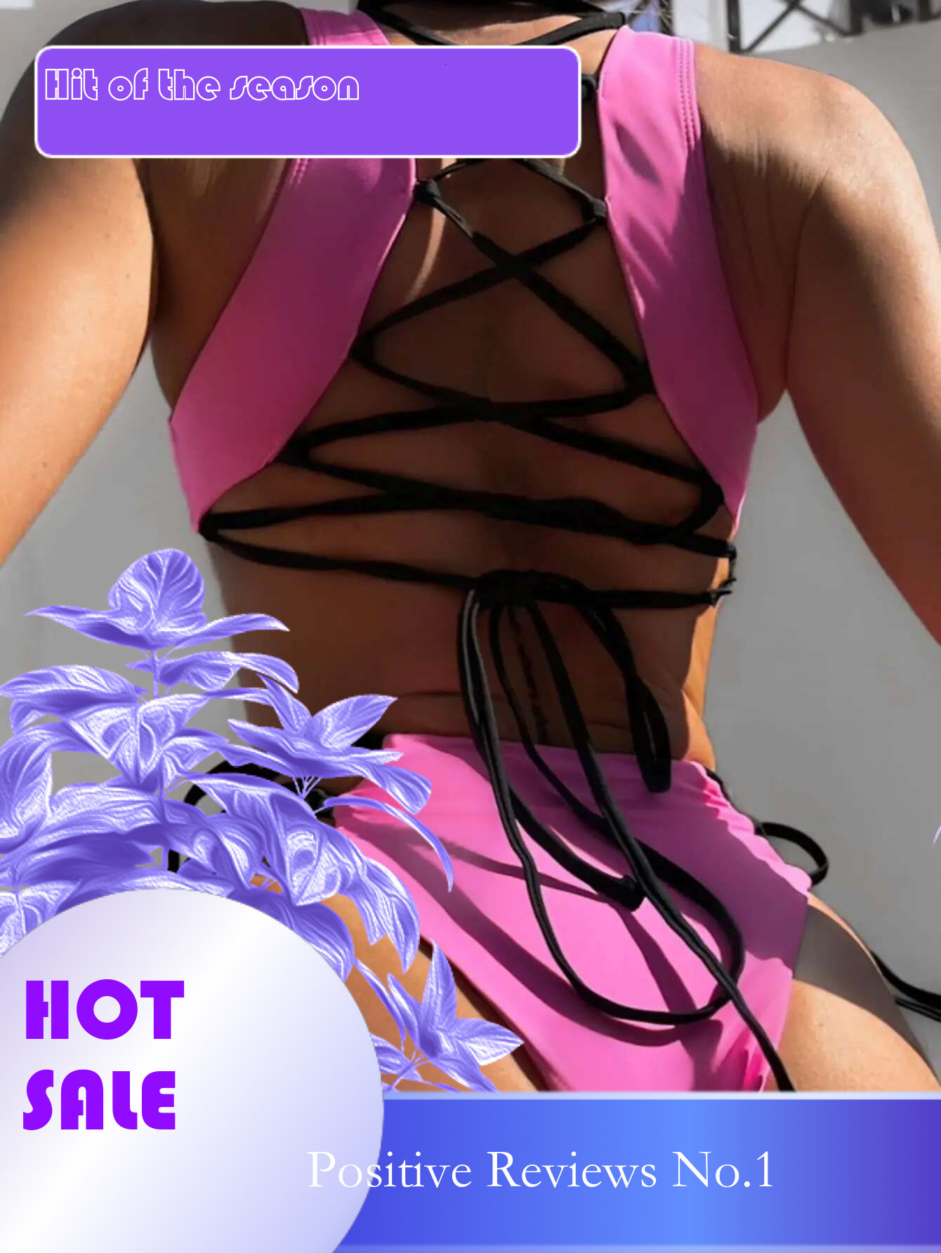 Dongdumaoyi Sexy Drawstring One Piece Swimsuit Hollow Out Backless Cross Bandage Bikini Beach Bathing Suit Lace Up Swimwear Monokini
