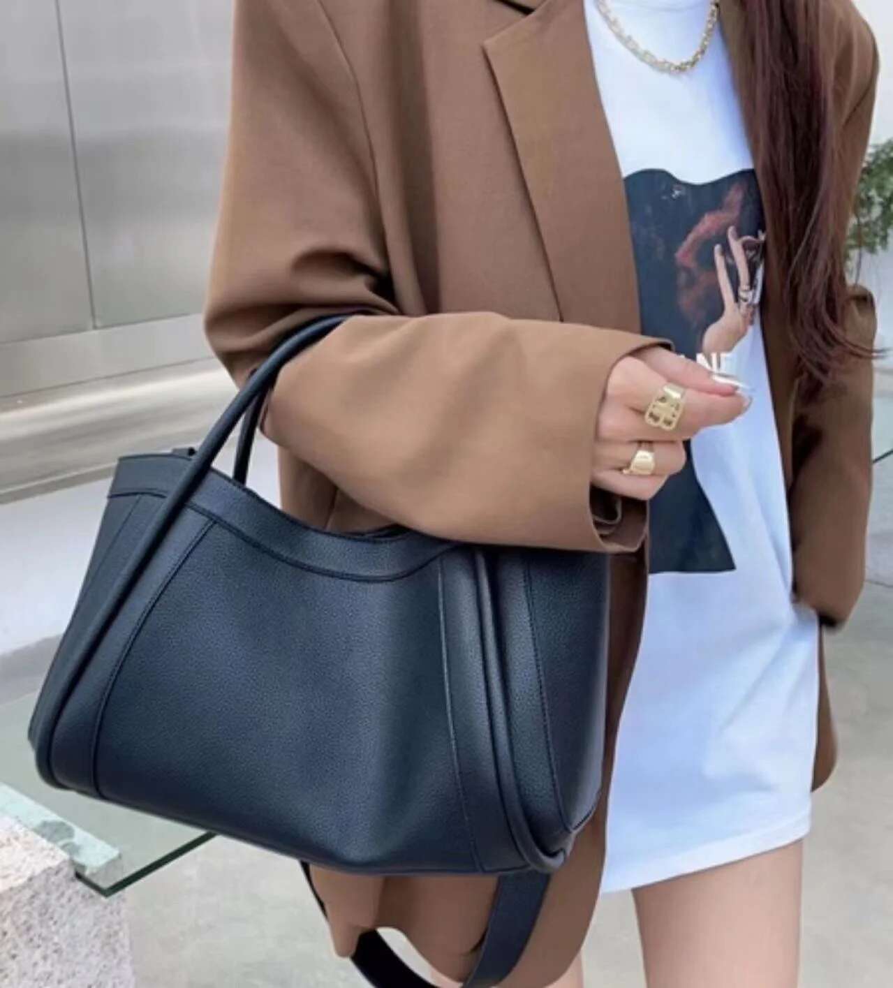 Fashion High Quality PU Leather Shoulder Women Tote Bag Chain Ladies Female Crossbody Handbag