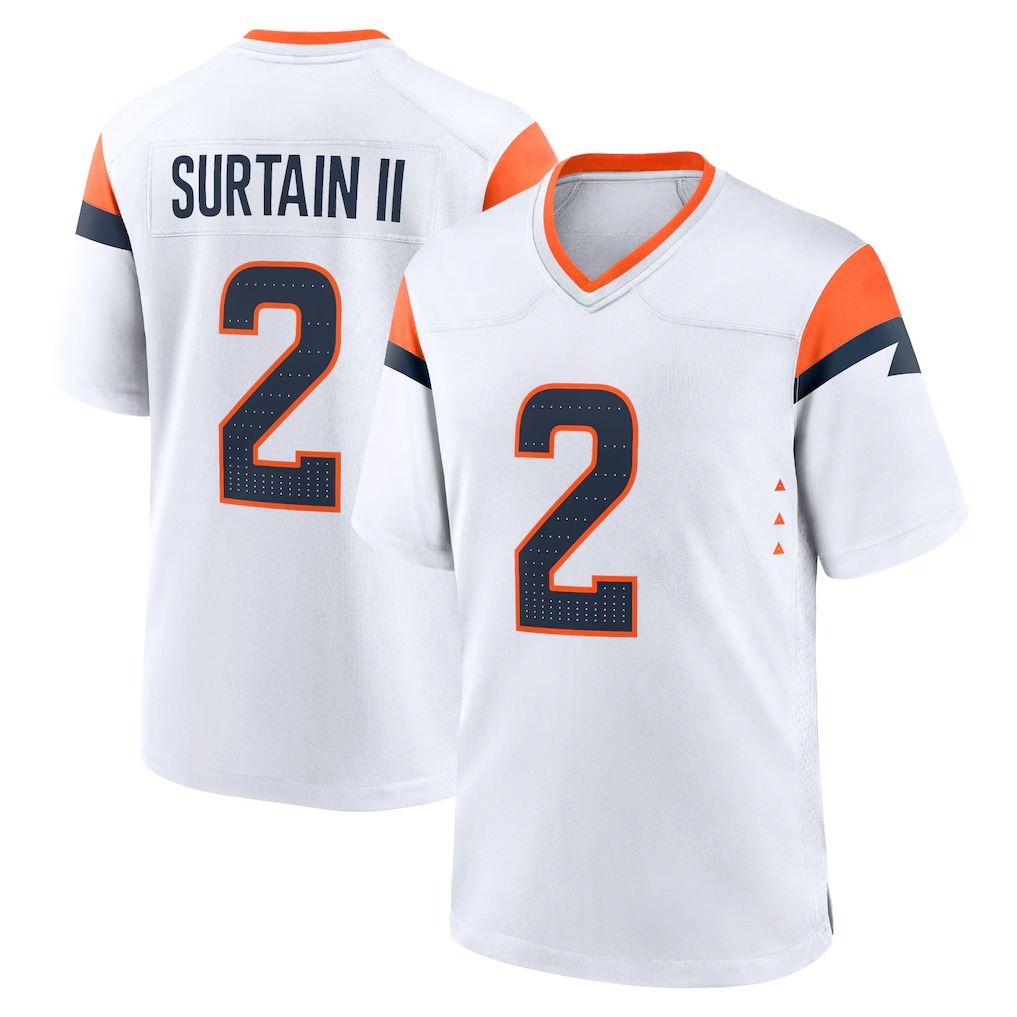 Free Shipping American Famou Sports Football jerseys with men women youth customized #2 Surtain II #10 Nix #14 Sutton #83 Dulcich