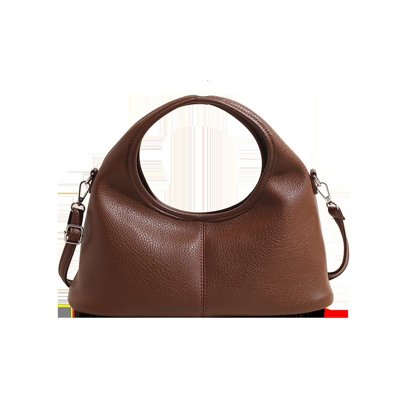 2025S Designer Women S Bag Artistic Texture Large Capacity Underarm Tote New Korean Handbag Niche Design Crossbody Bag