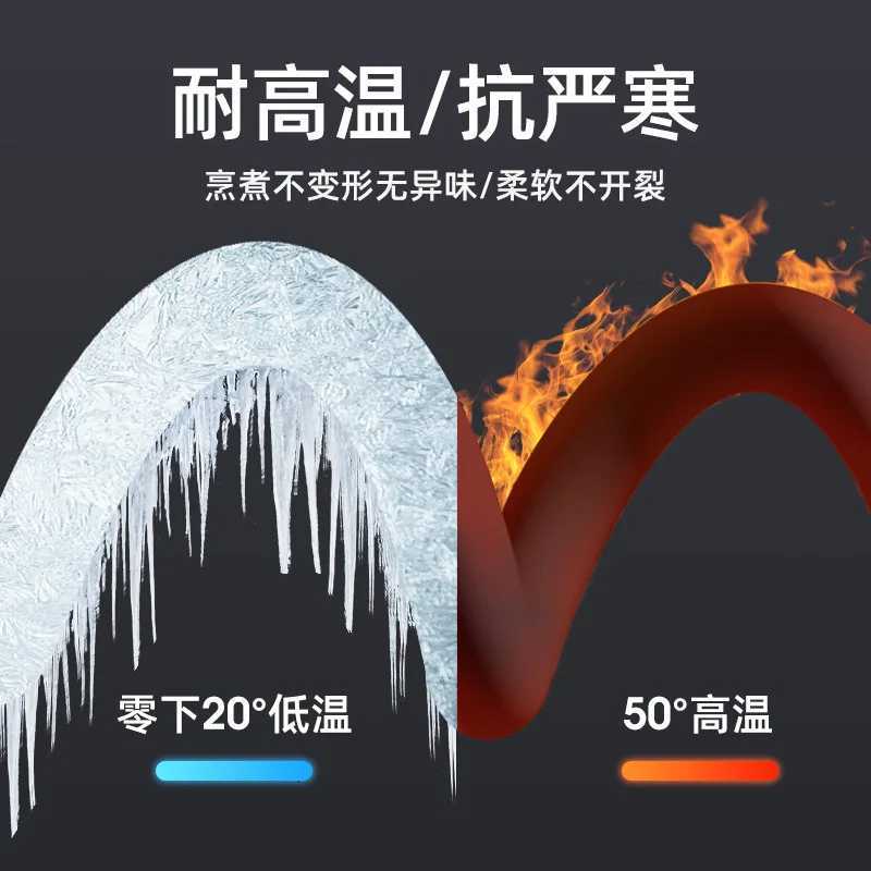 New 15/2/ Silicone Shower Hose ible Anti-Winding Explosion-proof Pipe High Pressure Shower Tube Bathro Accessories Y251107