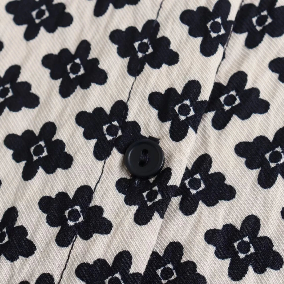 ZBZA Womens Printed Top and Mens Set with Collar Long Sleeve Elastic Waist Pants SpringSummer Style Casual Unique 250407