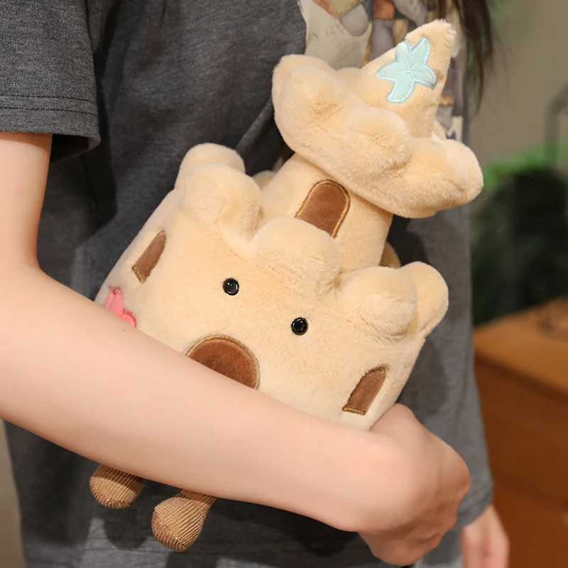 High Quality Brown Fortress Lighthouse Plush Dolls Office Decor Soft Baby Comfort Dolls Birthday Christmas Gifts For Kids C251107