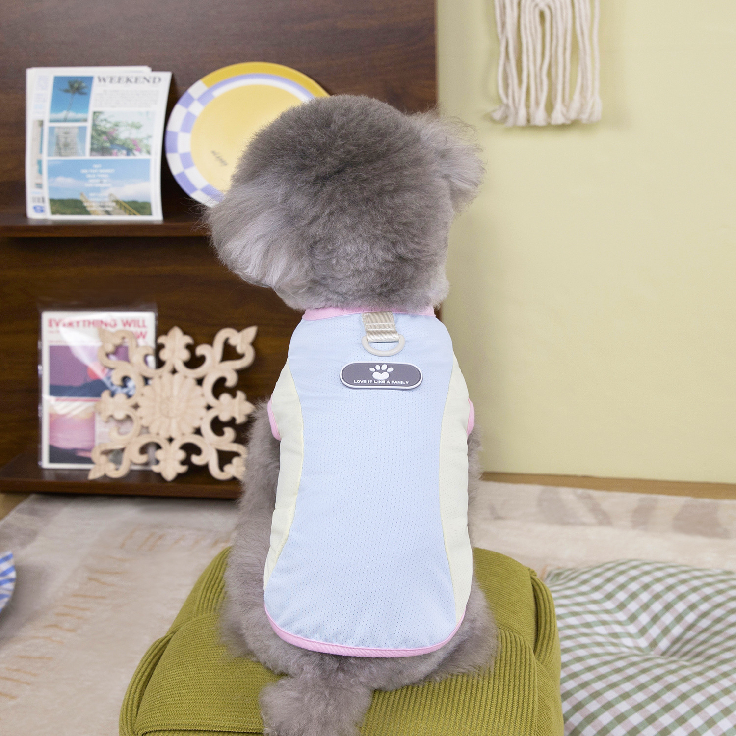Dog Shirts Pet Clothes Double Tone Color Vest, 3 pcs Puppy Vest T-Shirt Sleeveless Costumes, Soft and Breathable Pet Apparel Outfits for Small Medium 