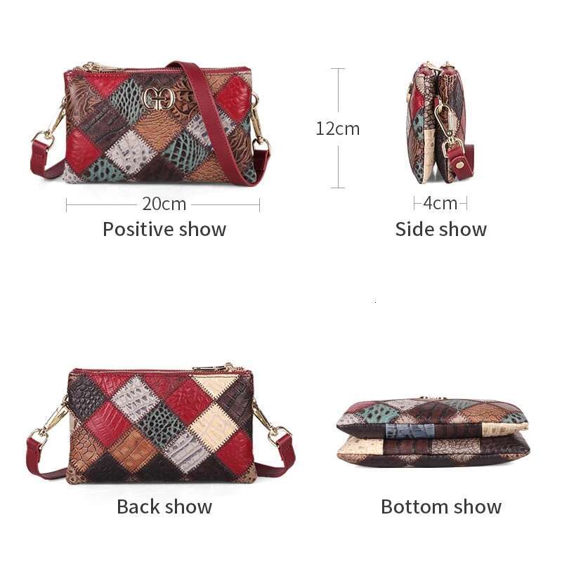 Women Shoulder Bags Genuine Leather Fashion Brand Ladies Cowhide Clutch Bag Design Trend Wallets For Female Double Zipper
