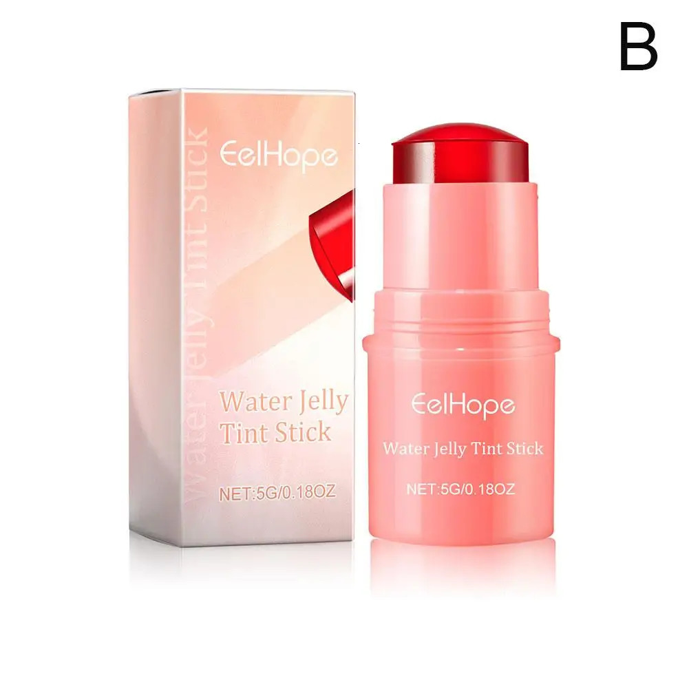 EELHOE 3 in 1 cheek lip color moisturizing powder blusher eye cream bright jelly coloring stick matte contour makeup 250325