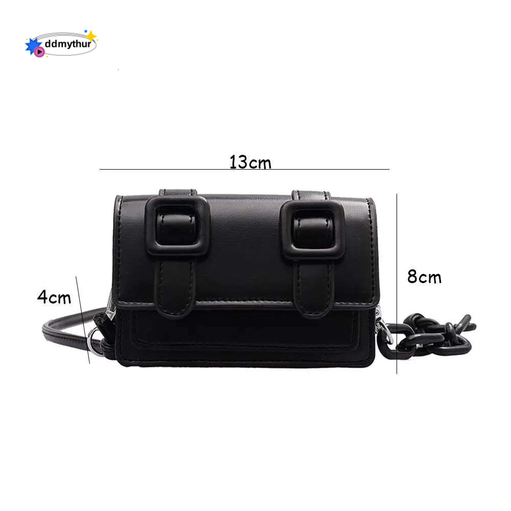 Mini Small Messenger For Women Chain Purse PU Leather Handbag Ladies Girl Crossbody Bags Designer 2022 Summer Yellow ddmythur