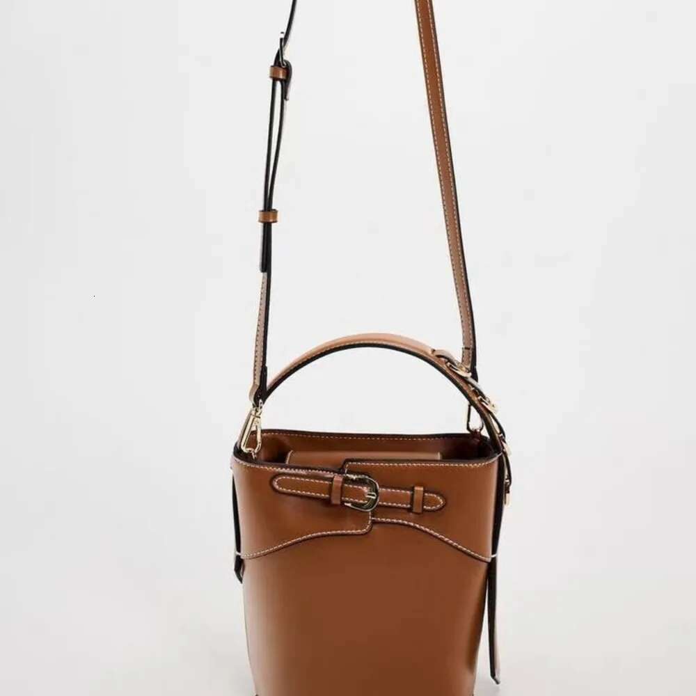 Spring And Summer New Fashion Women's Bucket Crossbody Bag Large Capacity Retro High-End Portable Shoulder