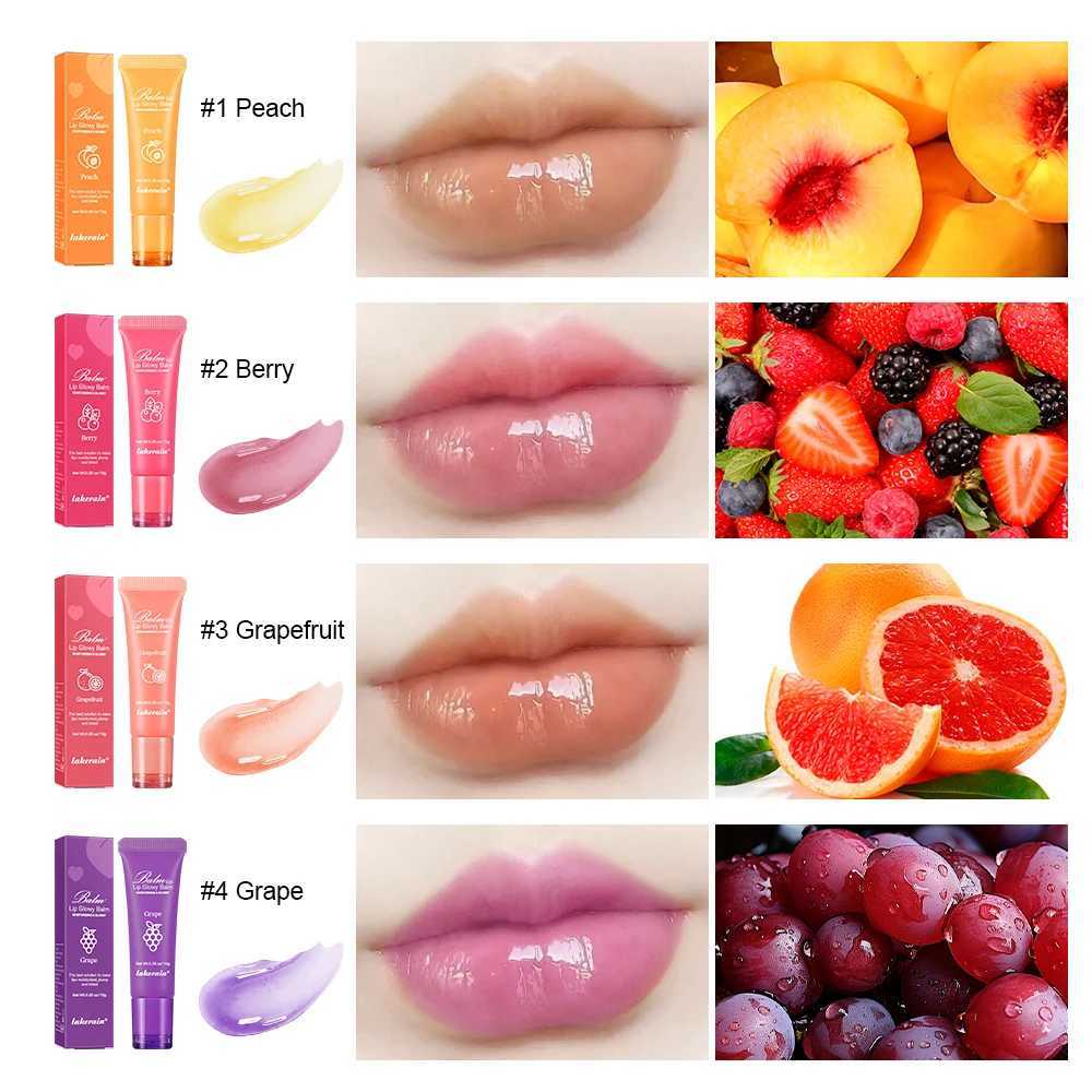 Bright pink lipstick reduces lip line lipstick moisturizes and removes dead skin and fruit flavor moisturizing Korean lipstick W250407