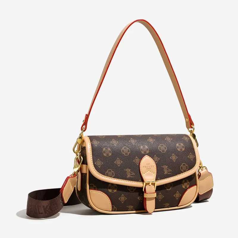 High-Quality Leather Crossbody Bag For Ladies - Elegant Shoulder Handbag With Removable Strap Perfect Gift For Fashion WomenW251107