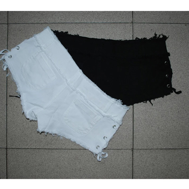 Sexy Women Tassel Low Rise Waist Short Sexy Denim Booty Sexy Jeans Shorts Cute Micro Mini Short Club Wear Fashion F26 250407