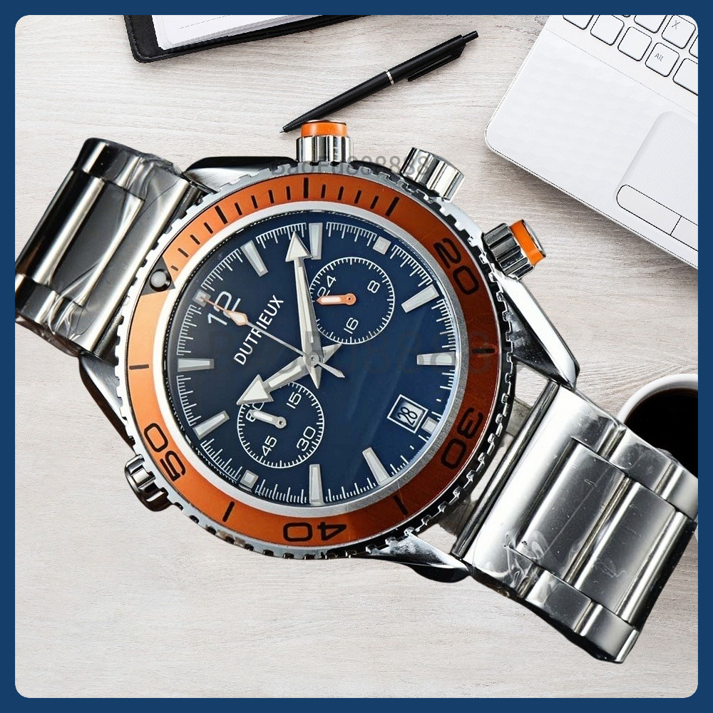 2026 Hot Sale Luxury Watches for Men Business Casual Steel Strap Quartz Automatic Date Chronograph Function Automatic Date Top Male Clock