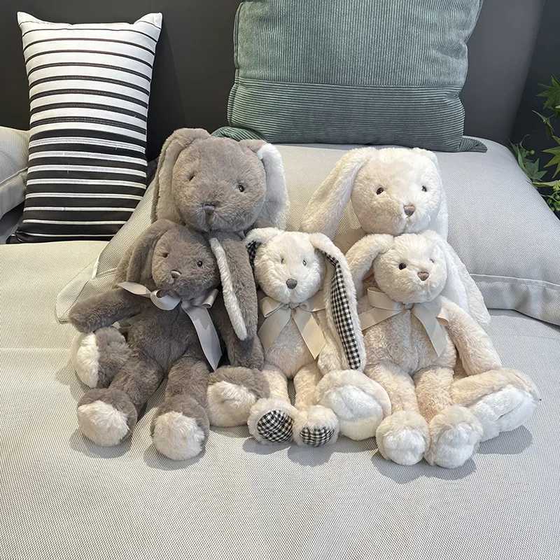 Cute Lop Rabbit Plush Toy Soft Stuffed Long Ears Bunny Doll Funny Babys Sleeping Companion Delicate Home Decoration Kids Gifts C251107