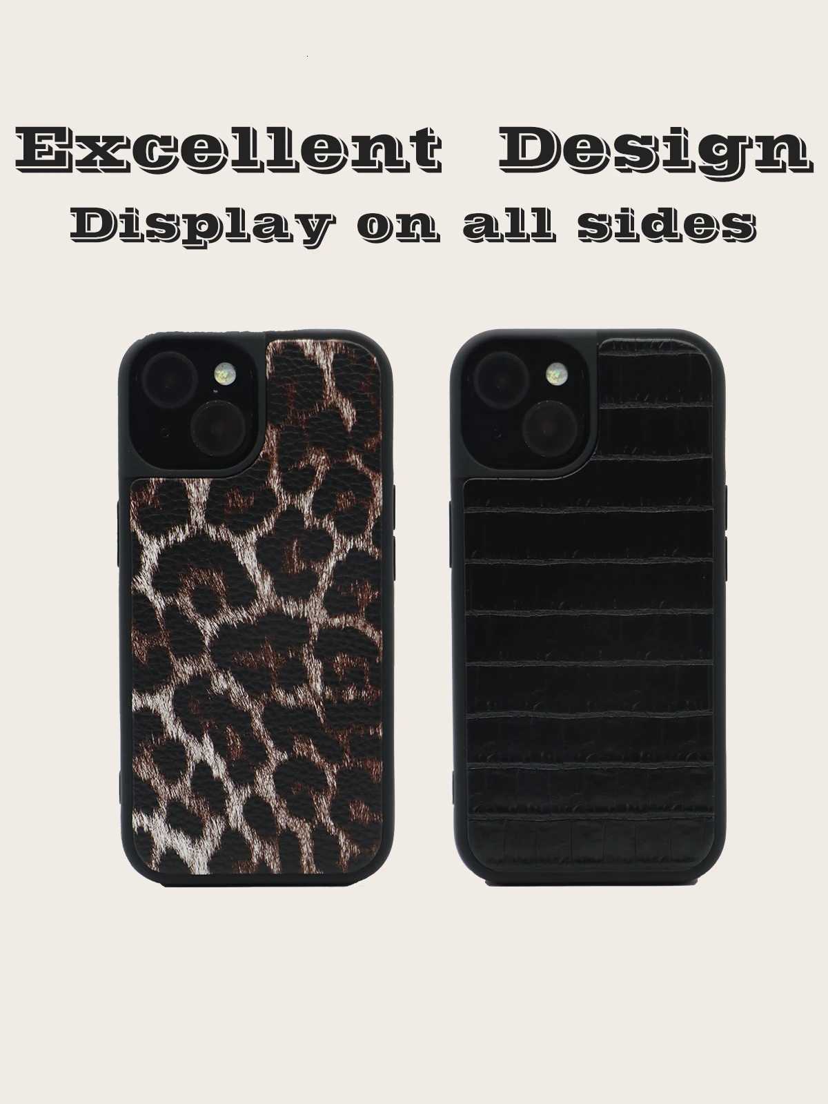 Fashionable and cool solid color PU leather dustproof and shockproof technology phone case suitable for iPhone 16 15 14 13 12 C251107