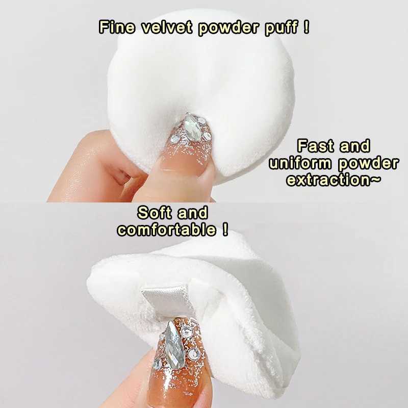 Crystal Flower Setting Powder Oil Control Compact Waterproof Powder Exquisite Transparent Facial Powder Dupe Makeup Large CapacityXJ250407