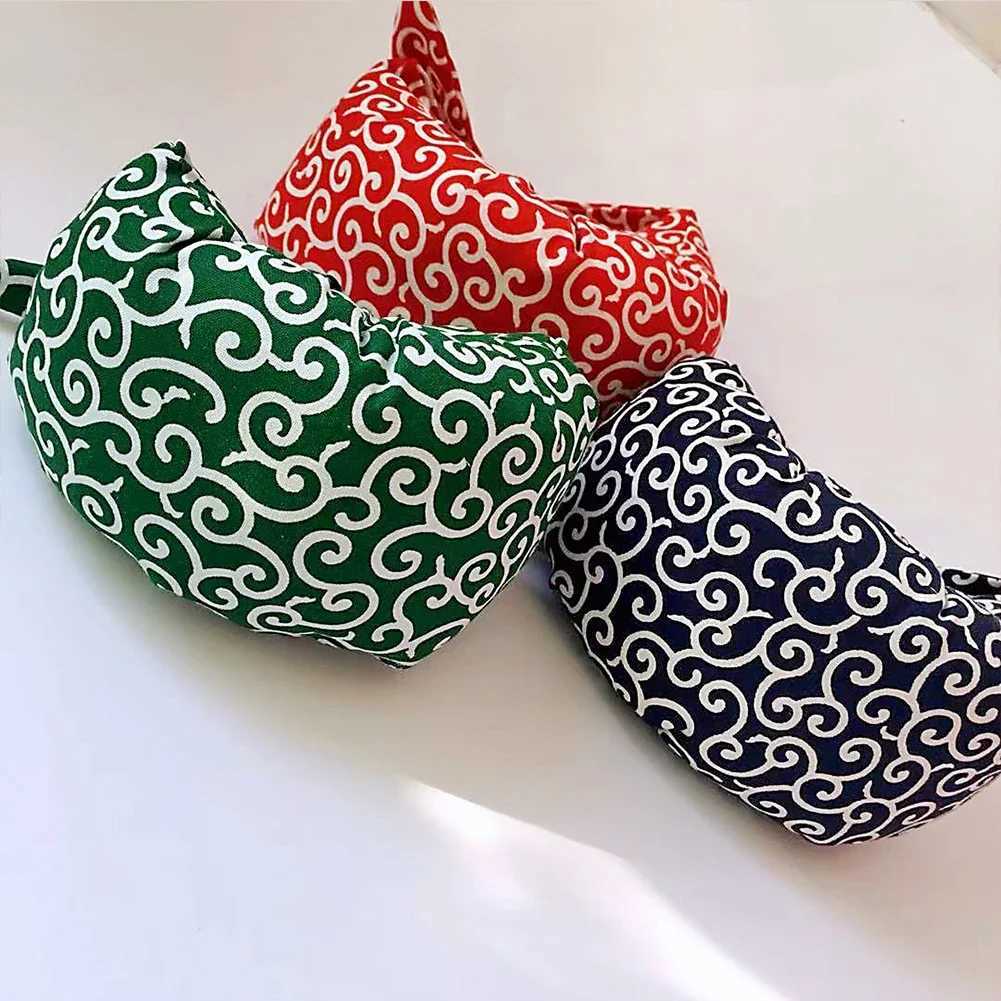 Pet scarf dog cat Japanese style dog Bandanas Shiba Inu cloth packaging shape collar cotton kitten puppy Tang grass pattern M250407