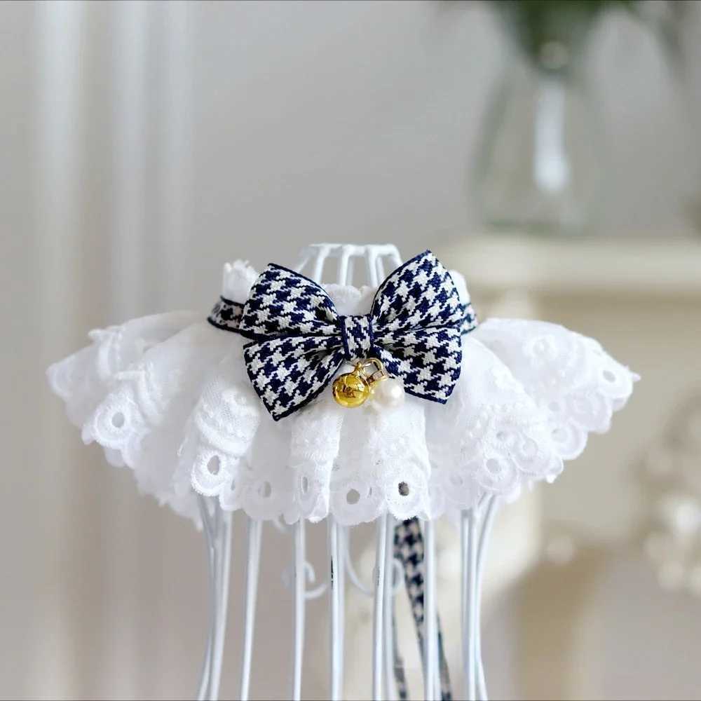 High Quality Dogs cats sweet lace scarves collars lace bibs pet round bibs cute necklace decorations T250407