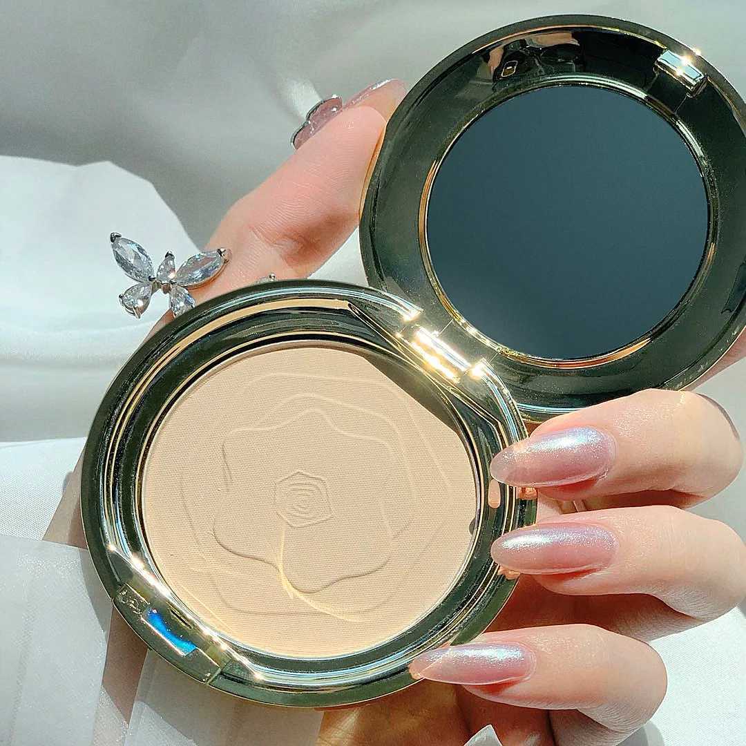 GUICAMI mineral surface pressing powder oil control natural basic powder 2 color smooth surface concealer set powderXJ250407