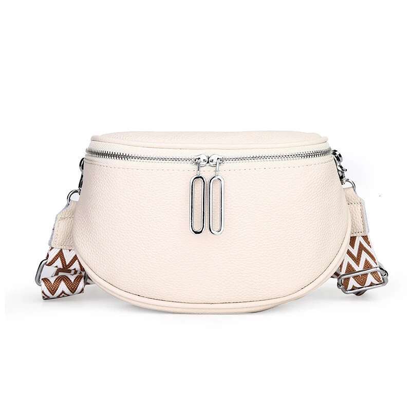 100% Genuine Leather Crossbody Bag For Women Shoulder Bags 2023 Designer Handbag Female Solid Color Messenger Tote Sac