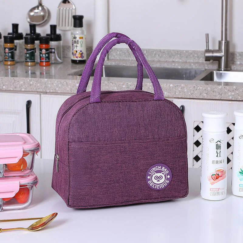 Fashionable beer lunch bag childrens large capacity handbag picnic beverage box outdoor office food 250401