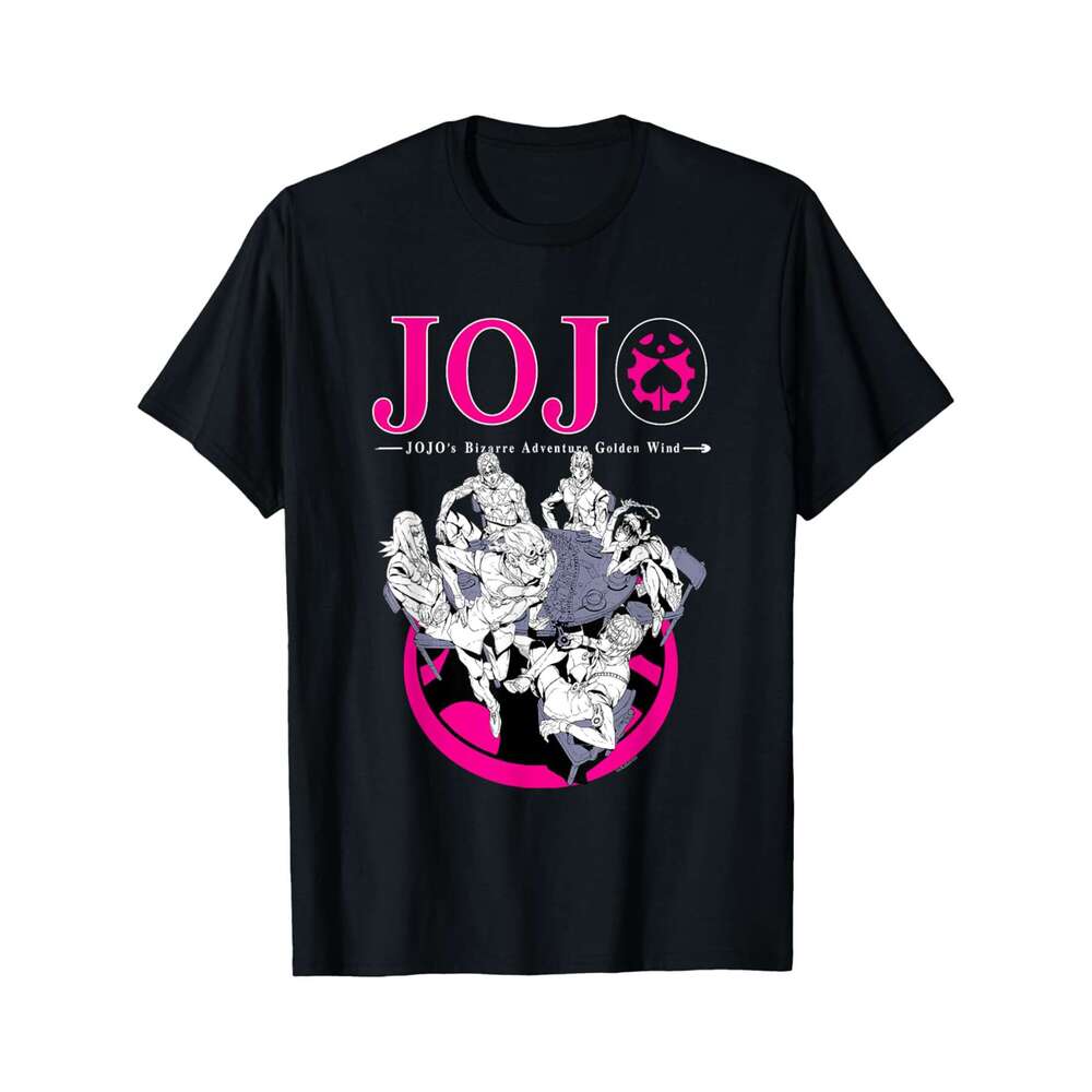 Designer T shirt JoJos Bizarre Adventure Part 5 Golden Wind Brunos Gang - 220g Tshits