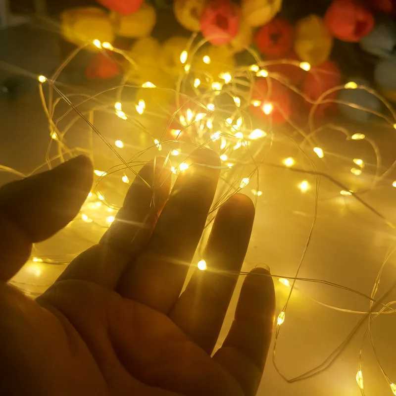 5pcs Bar LED Wine Bottle Cork String Fairy Lights Holiday Decoration Garland Fairy Lights Christmas Copper Wire String Lights W251107