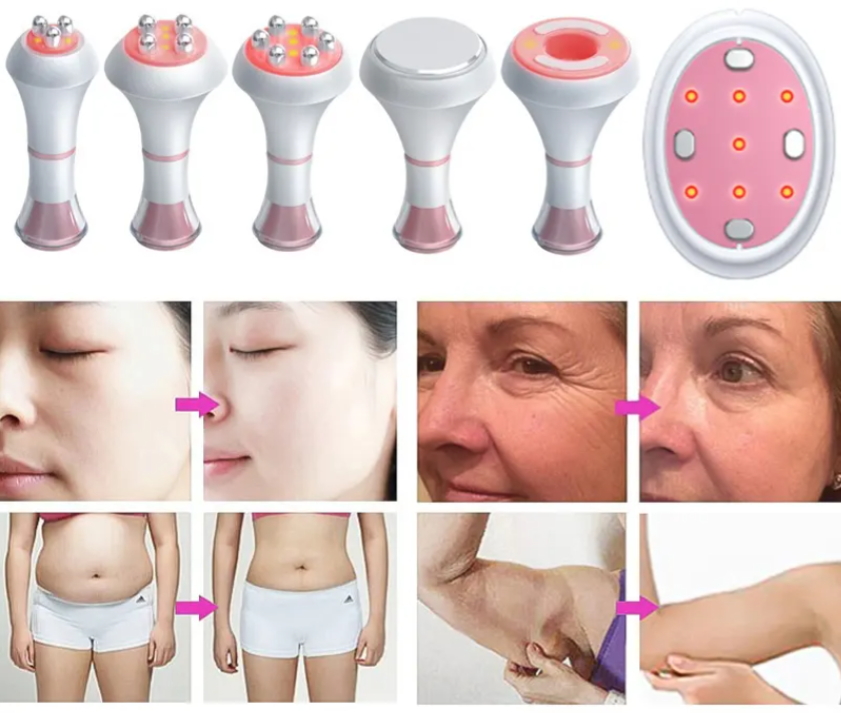 80k 6 in 1 Radiofrequency Skin Tightening Wrinkle Removal Body Contouring S Shape Cavi Machine