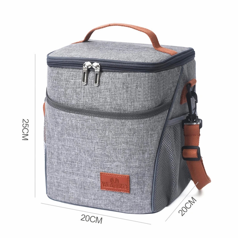 10L thermal protection refrigerant bag waterproof foil picnic office student portable camping lunch dinner ice box 250401