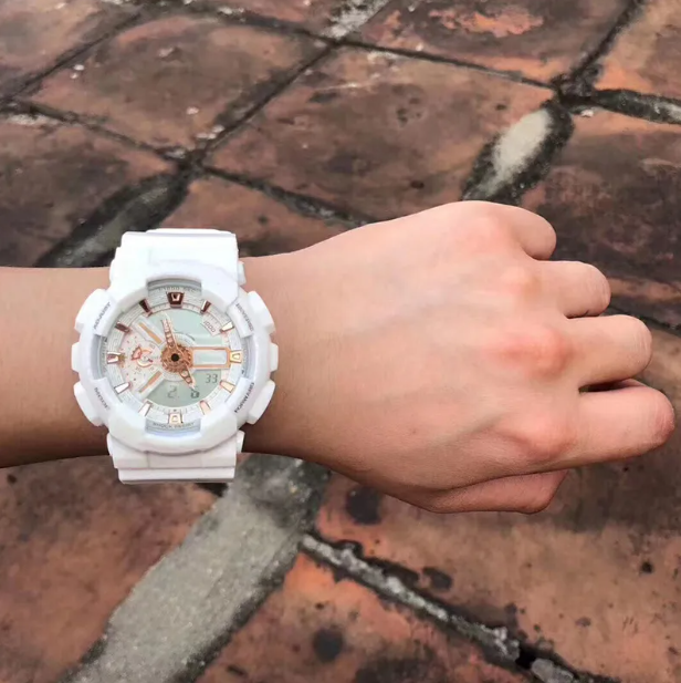 G designer watch baby g watch g shocke watch 42mm Full Function Chronograph Luxury Mens couple joint name Wristwatches Dual Display Sports Watch a3658