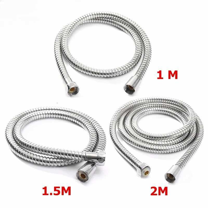 1m/15m/2m ible High Quality Shower Hose Stainless Steel Chre Bathro Water Shower Pipe Tool Shower Accessories Y251107