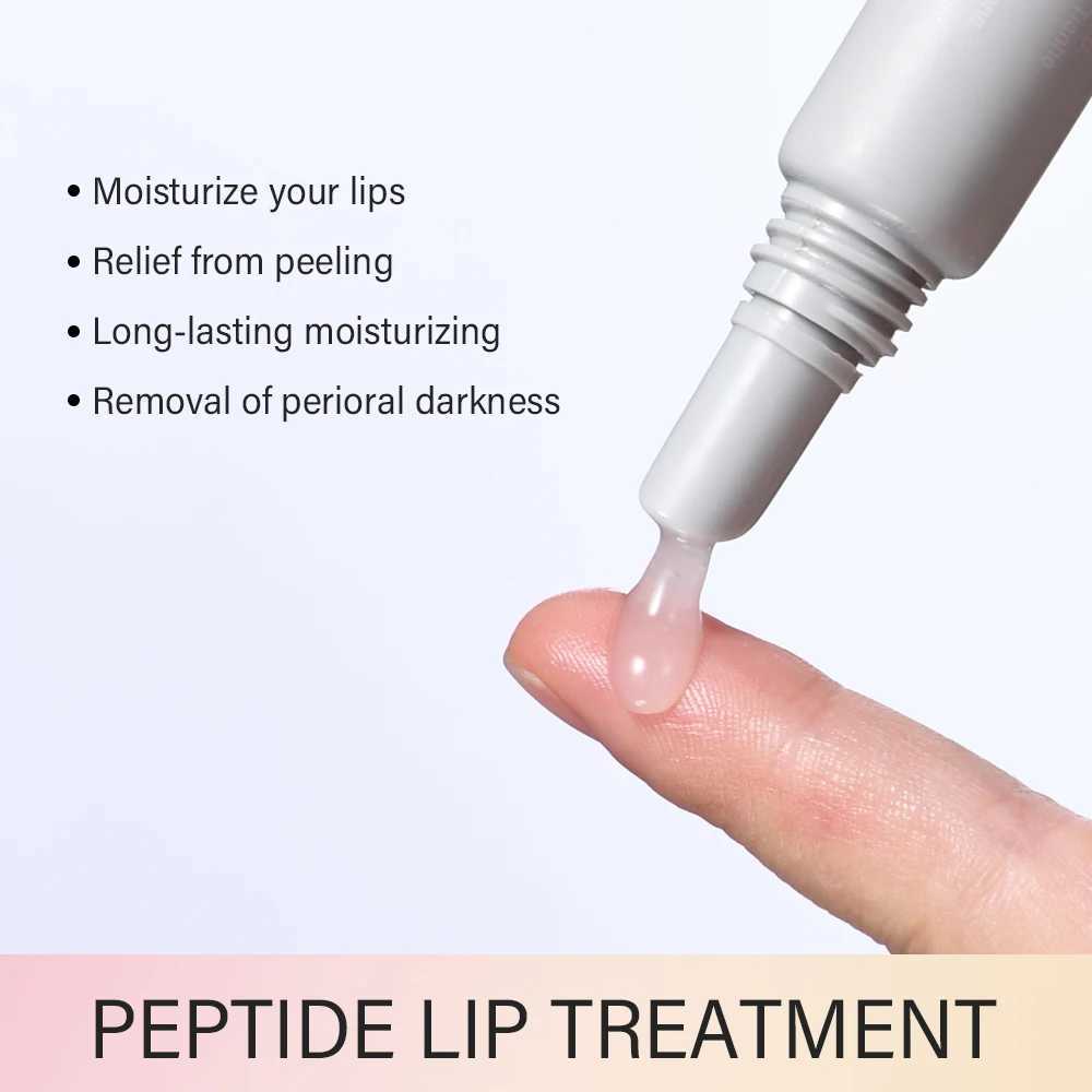 Peptide lip care moisturizing lip facial mask gel exfoliating lipstick basic lipstick lip care facial mask 10ml W250407