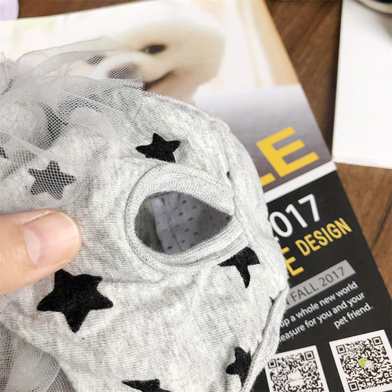 Cute Pet Dog Physiological Pants, Leopard Lace Skirt Diaper Pants For Teddy, Small Dogs Sanitary Shorts