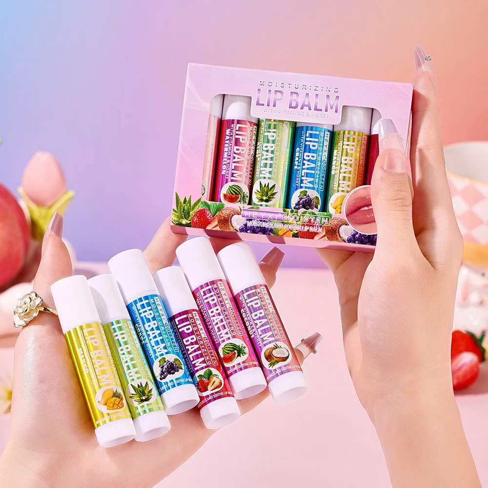 Fruit lipstick Natural lipstick Strawberry grape flavor lipstick with vitamin E and coconut oil Moisturizing smooth lipstick W250407