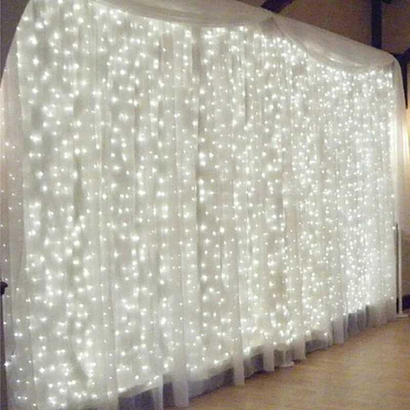 3M/6M New Year Curtain Garland Led String Lights 8 Modes Holiday Lamp Wedding Christmas Fairy Lights for Bedroom Home Decor W251107