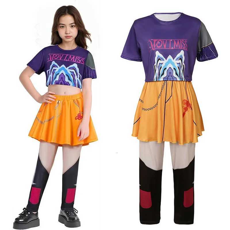 Halloween ChildrenS Witch Hunter Cosplay Outfit Set Rumi Zoe Mira Demon Hunter Group Costume European American Style Toy Gift K251107