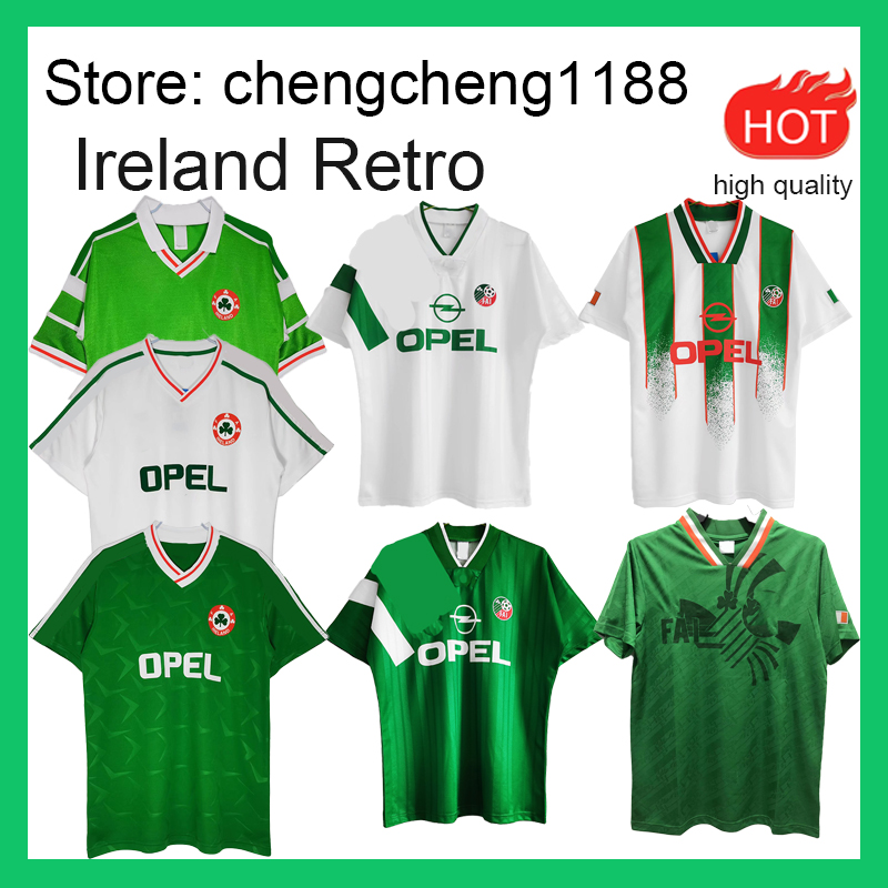Retro Ireland soccer jerseys Northern Ireland 1990 world cup 1994 Retro Ireland National football shirts Ireland classic jersey 1996 98 2002 Ireland vintage