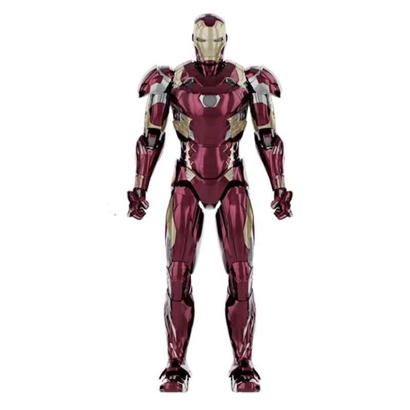 Fondjoy Marvel Iron Man MK46 1/7 Scale LED Model Kit Wholesale - Light-Up Reactor Collectible Action Figure, Bulk Stock for Resellers Boy Toy Gift