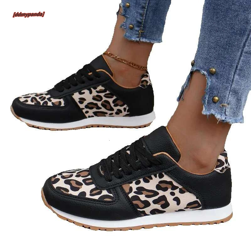 Women's Sneakers Summer Walking Trainers Trendy Leopard Print Fashion Comfortable Jogging Casual Tennis Shoes ddmypanda