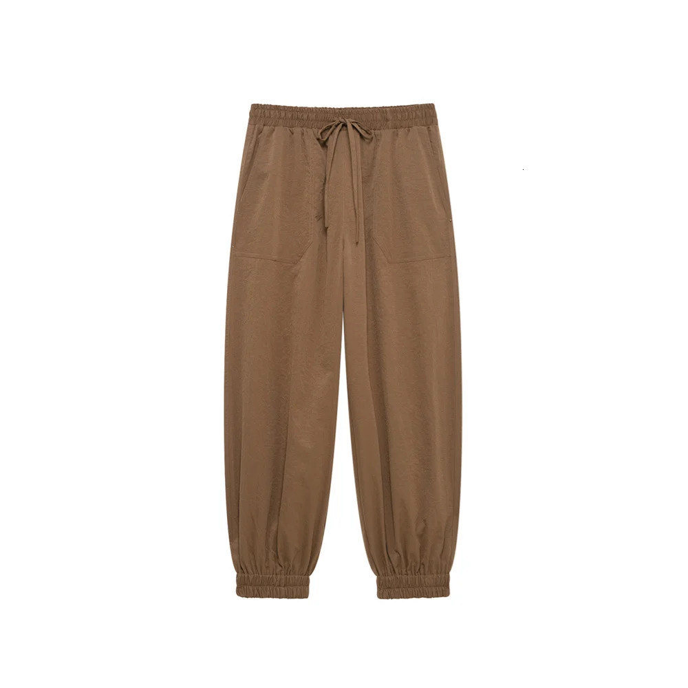 UNIZERA Womens Short Sleeve Leg Closed Pants Set Decorative Spring Casual Clothing 250407