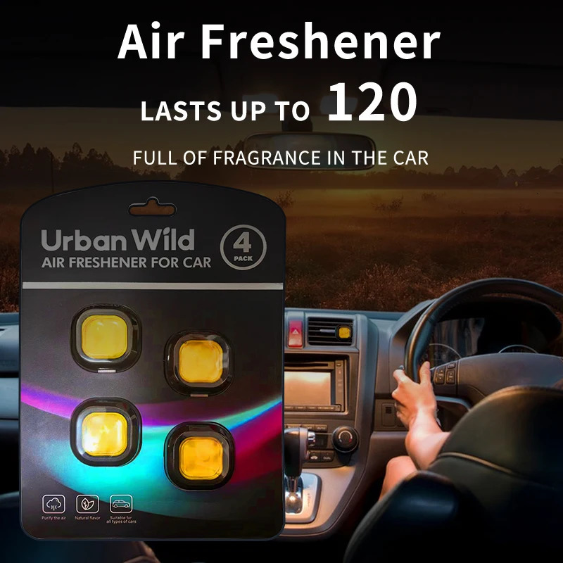 Car Air Freshener Vent Clip Long-lasting Fragrance Diffusers Odor-Fighting Car Interior Decoration Accessories 251104