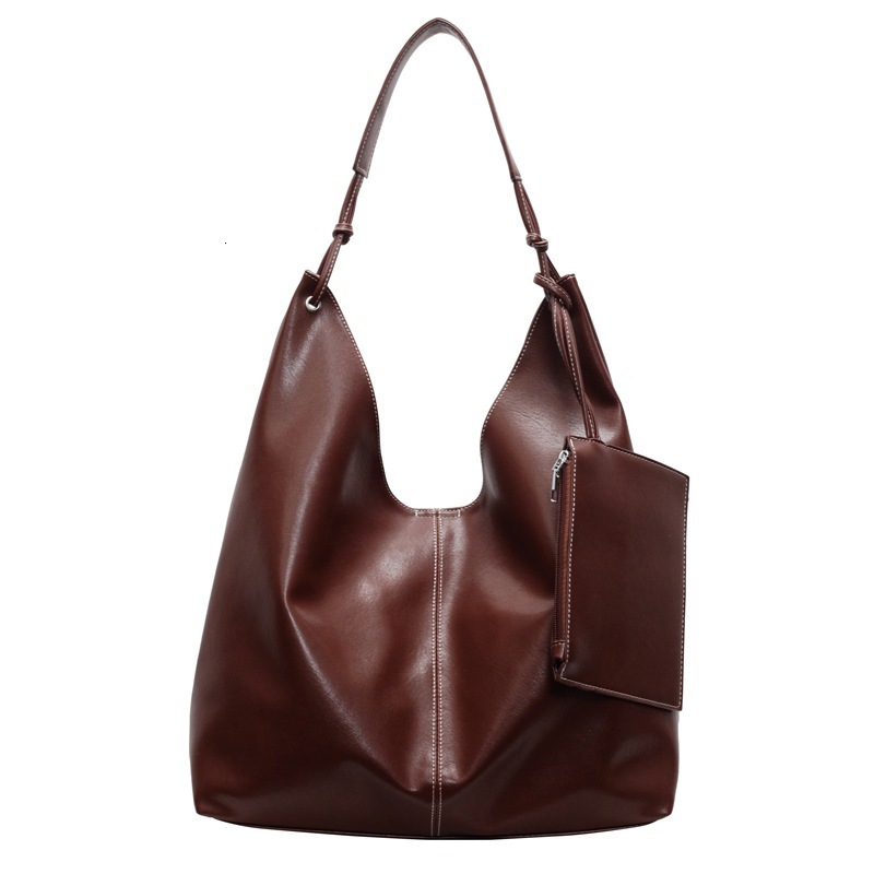 2025S Designer Women S Bag New Lazy Tote For Women With Relaxation Large Capacity Leather Soft Girl Single Shoulder Underarm Bag