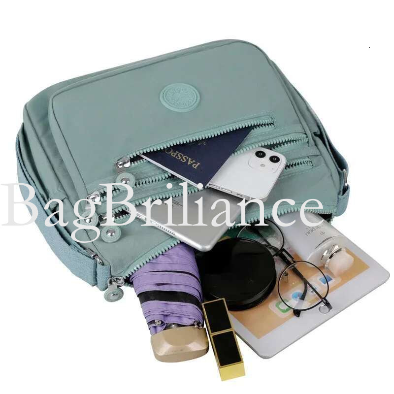 Women's Messenger Large Capacity Shoulder Polyester Fashion Cosmetic Simple and Versatile Handbag Crossbody Bag Purses