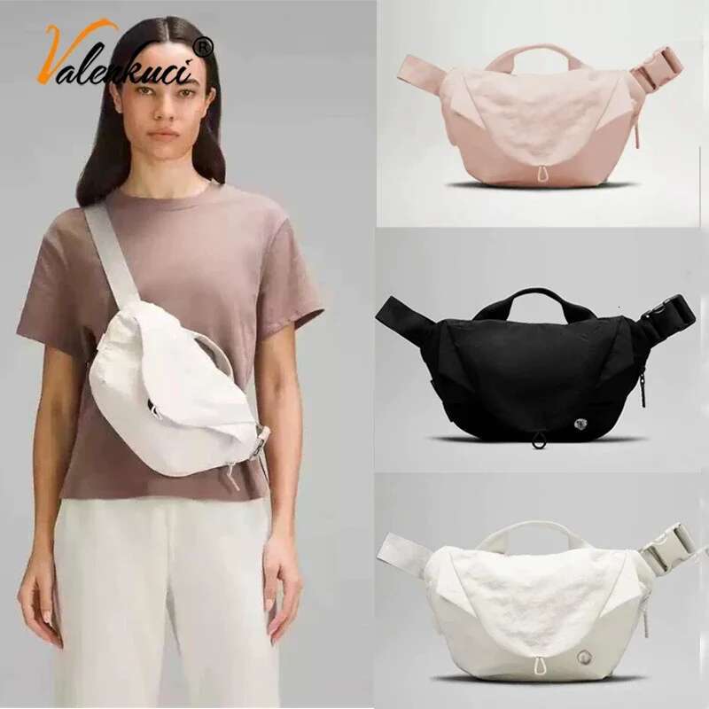 L-Fashionable Spring Summer New Crossbody Bag Men's And Fiess Waist Women's New Casual Sports Chest Bag Women LU