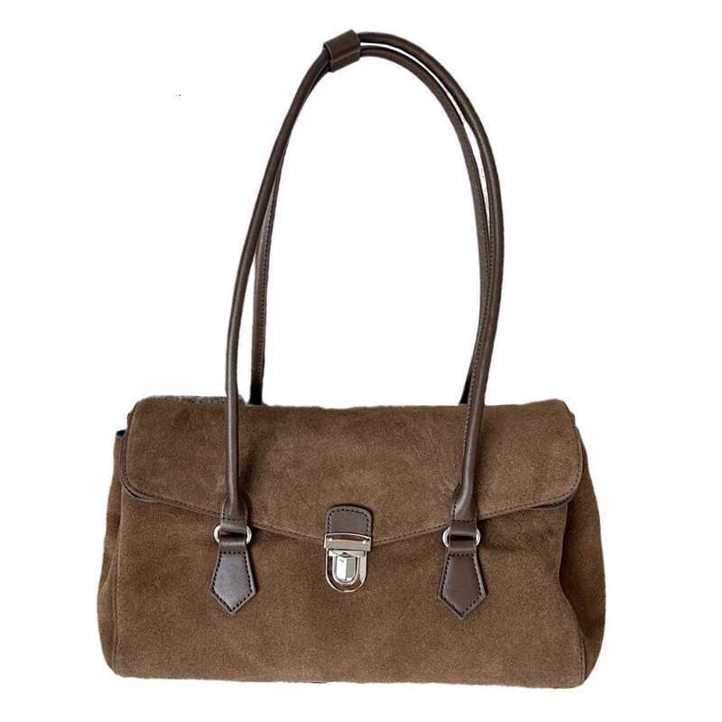 Genuine Leather Large Women Shoudler Bags Designer Brand Ladies Coffe Bag For Woman Handbag Brown Black Gray